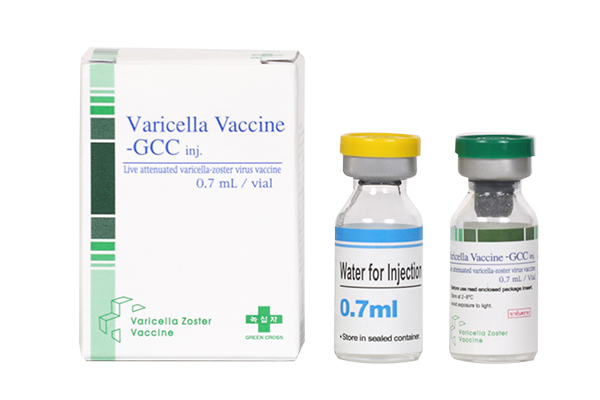 Vắc xin Varicella (Hàn Quốc) Vắc xin Varicella sống giảm độc lực-Varicella Vaccine-GCC Inj QLVX-1046-17