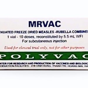 MRVAC QLVX-995-17 Vắc xin phối hợp sởi – rubella sống, giảm độc lực, đông khô