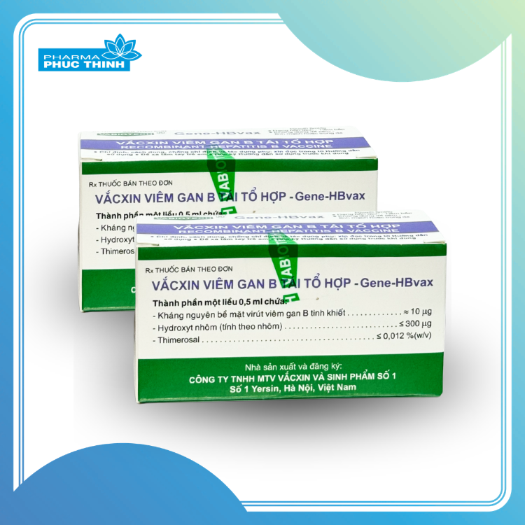 GENE-HBVAX – VẮC-XIN PHÒNG VIÊM GAN B