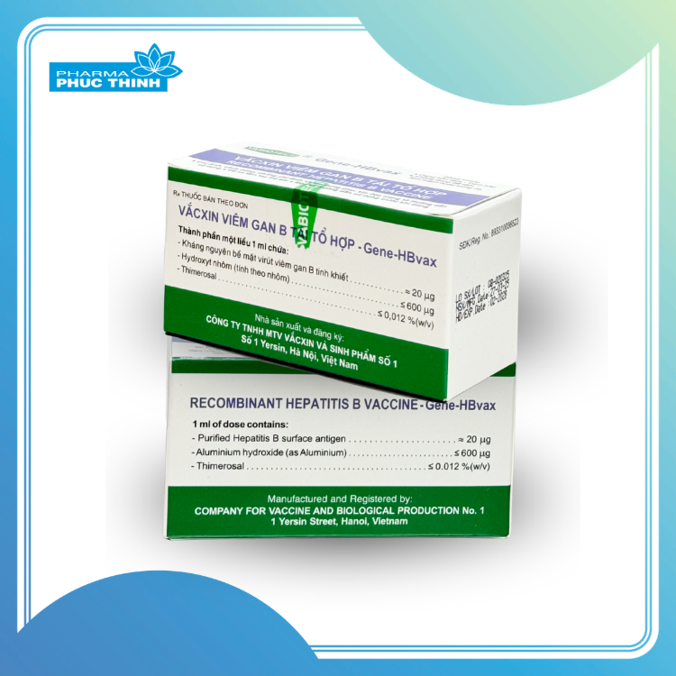 GENE-HBVAX – VẮC-XIN PHÒNG VIÊM GAN B