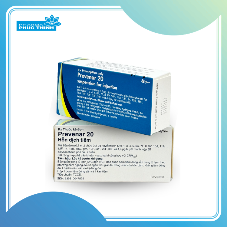 PREVENAR 20 – VẮC-XIN PHẾ CẦU CỘNG HỢP