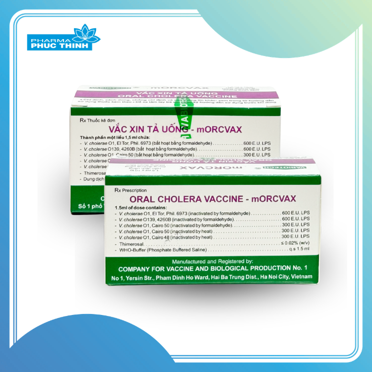 mORCVAX – VẮC-XIN TẢ UỐNG
